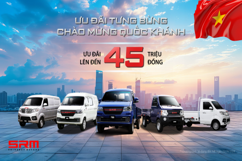 ƯU ĐÃI TƯNG BỪNG - CHÀO MỪNG QUỐC KHÁNH CÙNG SRM MOTORS